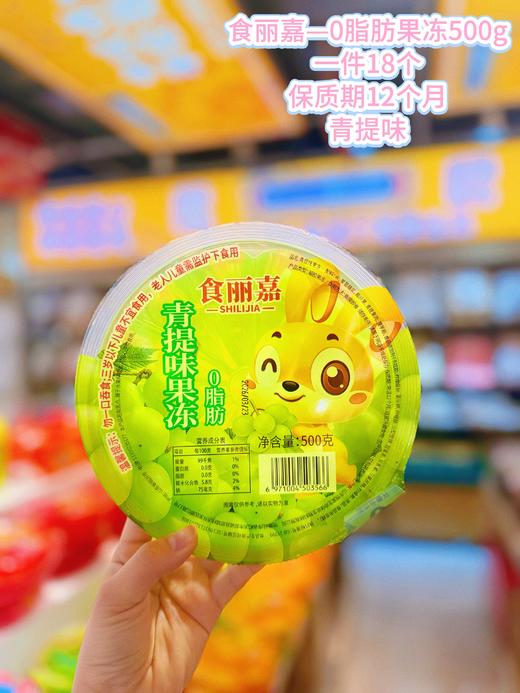 食丽嘉——0脂肪果冻500g   保质期12个月 商品图3