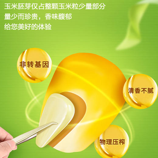 鲁花香味经典浓香玉米胚芽油5L 商品图3