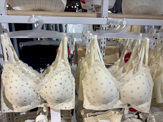 【59.9元2件文胸吊带】法式甜美蕾丝边小印花裹胸聚拢文胸-纪念日百货门店同款169649921 商品图4