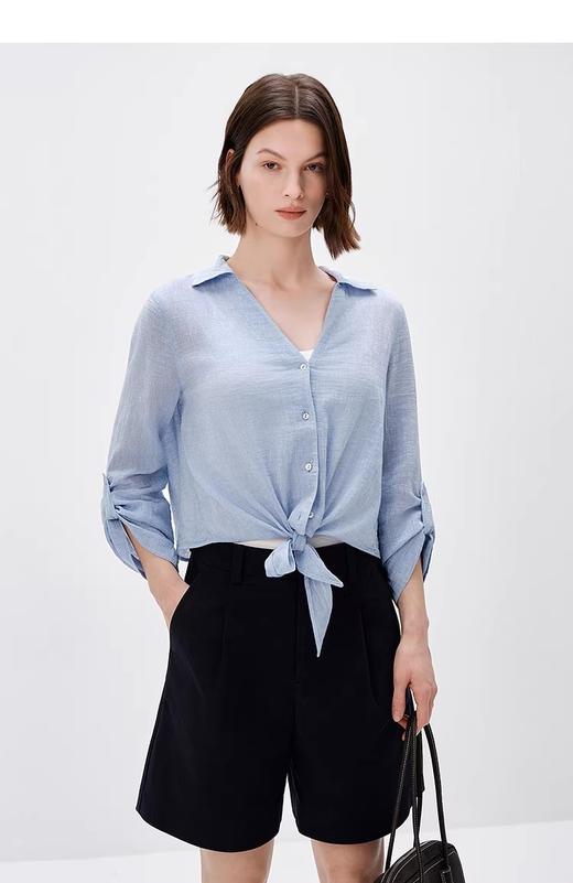 麦M同款【天然麻系列】夏季清爽出游 亚麻呼吸感开衫 商品图4