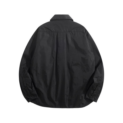 男款logo刺绣尼龙长袖衬衫he020 商品图1