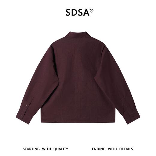 SDSA男装2026新款高贵轻奢潮牌日系cityboy基础款衬衫宽松长袖 商品图4