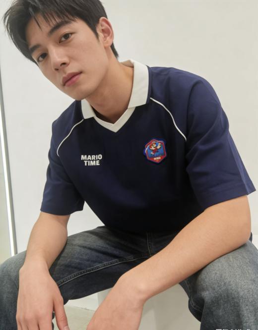 佐丹奴男装【超级马力欧兄弟联名款】莱卡短袖POLO 01016150 商品图1