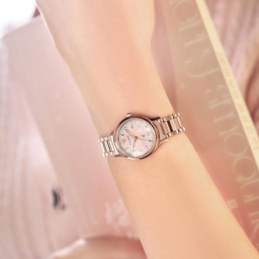 西铁城限量款光动能电波樱花舒博钛ES9498-77N 商品图5