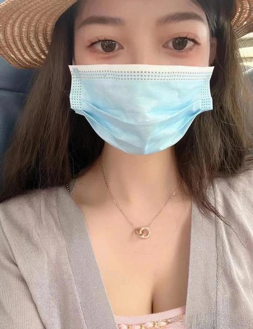 V金版【Z品定制级 1:1钢印 】卡地亚Cartier love经典圆扁双环项链 可以两面佩戴 环环相扣、寓意爱情永不分离！随意搭配、超级百搭！ 商品图2