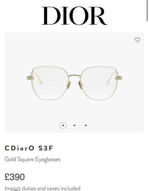Dior 防蓝光眼镜 商品图0