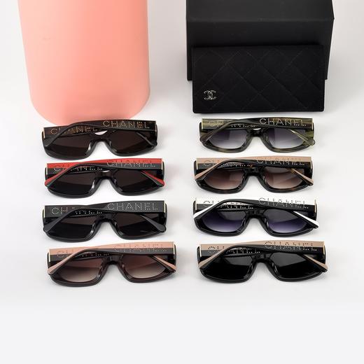 香奈儿 镜腿字母设计2026新款椭圆形墨镜太阳镜 商品图1