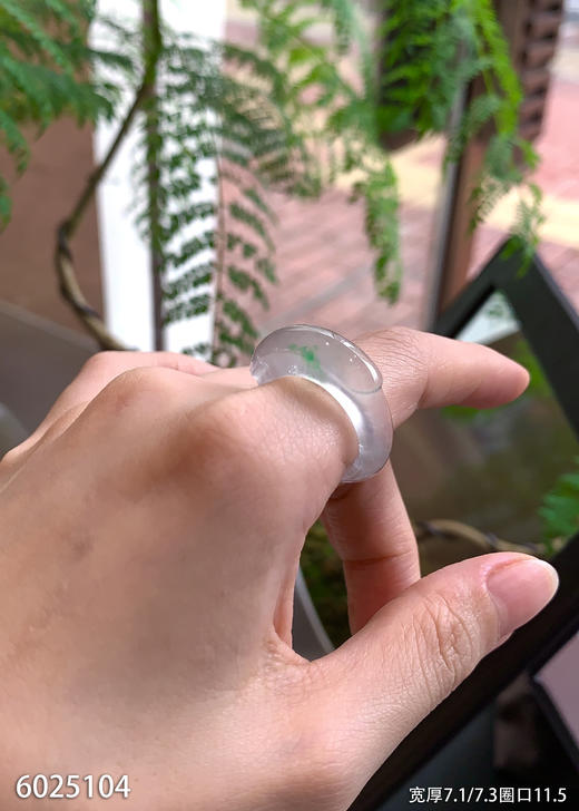 玻璃种玉扳指【6025104】圈口11.5~具体价格微信咨询 商品图4