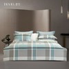 【堂皇】B7F 堂皇星遥全棉夏被-蓝绿 商品缩略图0