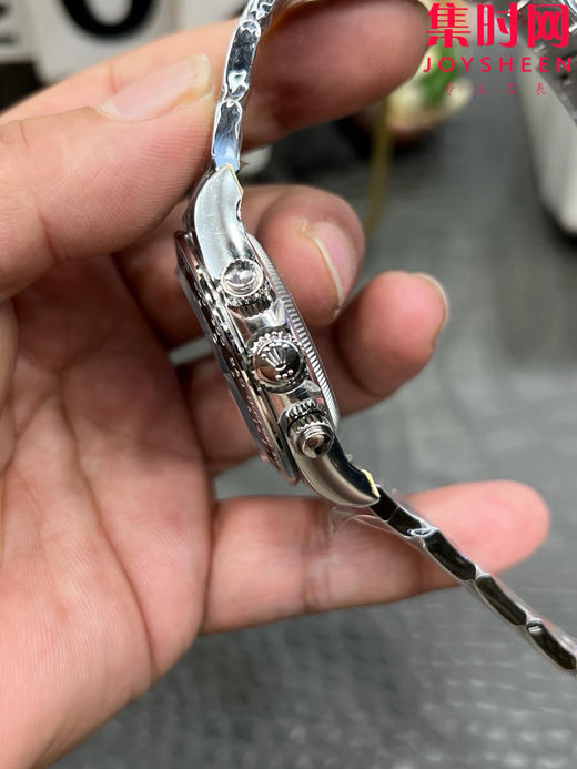 劳力士宇宙计型m126500 VS迪通拿 VS新款包边迪通拿黑陶迪 丹东4131机 包边陶瓷圈 男士腕表 商品图5