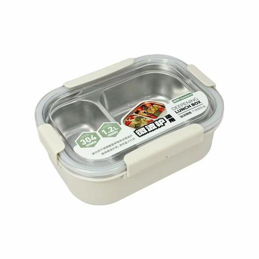 巢所 加深两格不锈钢饭盒C6190 商品图0