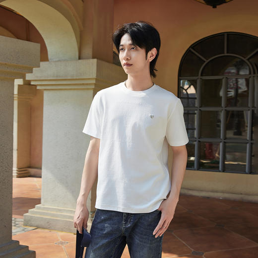【新品上新】HX 夏季圆领短袖T恤Y102620002101 商品图1