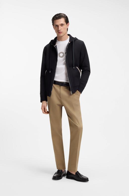 胸口小标tee，重工刺绣工艺。复古宽松正肩圆领全棉半袖儿E040468 商品图8