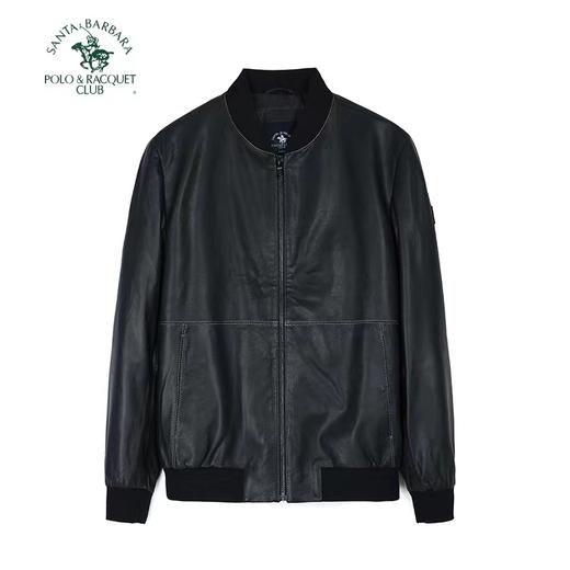 【直发】圣大保罗春装植鞣绵羊皮棒球领皮夹克PS24WJ711M 商品图0