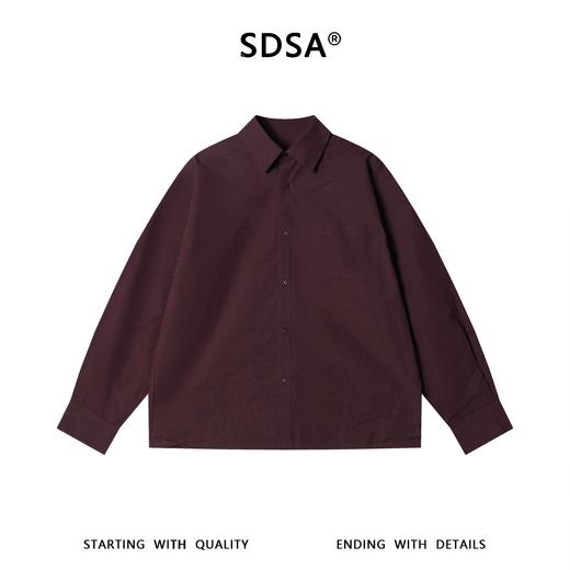 SDSA男装2026新款高贵轻奢潮牌日系cityboy基础款衬衫宽松长袖 商品图0