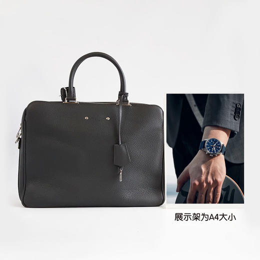 【98新】LV路易威登深灰色Armand全皮公文包手提单肩包男士030426NJM23 商品图9