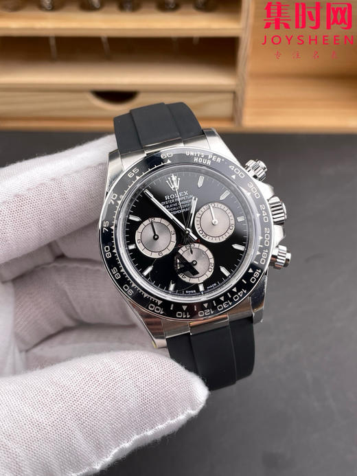 劳力士宇宙计型m126505 VS迪通拿4131配重版 VS迪通拿配重版 黑盘胶带 小勒芒 新款包边迪通拿 丹东4131一体机 男士腕表 表径40mm 商品图1