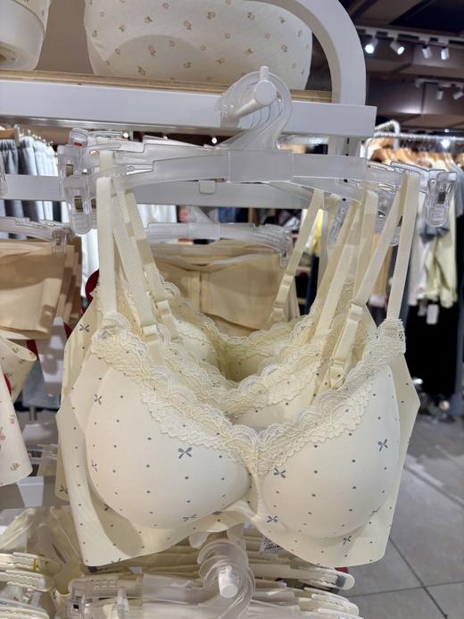 【59.9元2件文胸吊带】法式甜美蕾丝边小印花裹胸聚拢文胸-纪念日百货门店同款169649921 商品图5