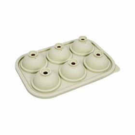 巢所 硅胶球形6孔料理模