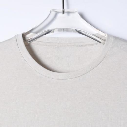 SDSA男装2026新款高贵轻奢基础款纯色圆领短袖T恤百搭简约休闲 商品图1