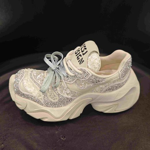 LFGJ 凌介 13502 设计师款时尚钻饰老爹鞋 商品图7