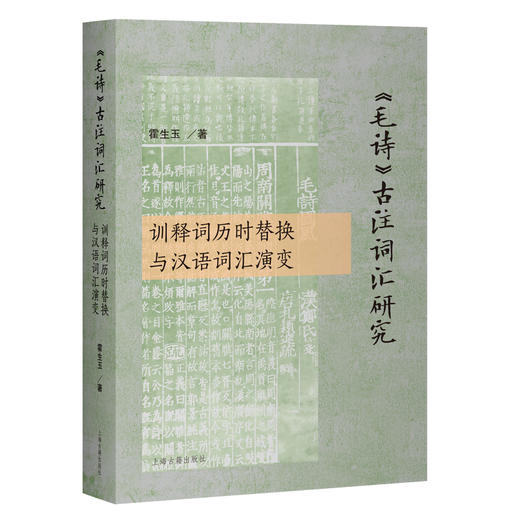 《毛诗》古注词汇研究：训释词历时替换与汉语词汇演变 商品图0
