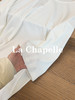 专柜实拍【莱赛尔+亚麻】拉夏贝尔/La Chapelle透气凉感圆领后背扭结镂空下摆开叉宽松大版短袖T 商品缩略图4