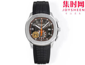 P1百达翡丽AQUANAUT系列"手雷"计时码表 5968G-001蓝盘，5968G-010绿盘，5968R-001玫瑰金棕盘，5968A-001精钢黑盘橙针，男士腕表
