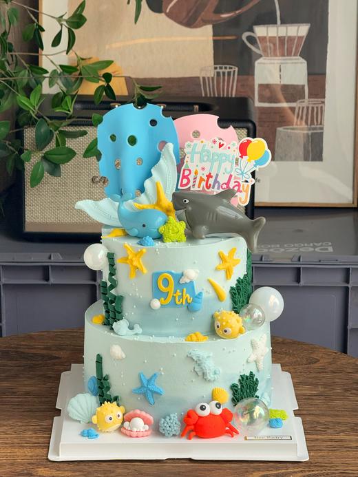 海洋世界蛋糕双层 商品图1