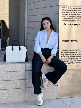 拉夫劳伦 全明星同款Ralph Laure 2025新款亚麻情侣长袖衬衫