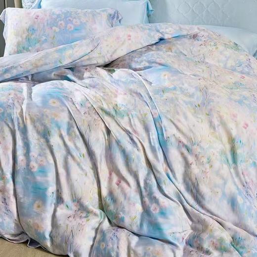 【富安娜】B座7F 莱赛尔床单四件/大自然艺术家·春野，蓝吊牌价2680-2980元活动价999-1099元 商品图3