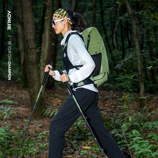 奥尼捷登山杖铝合金超轻伸缩拐杖男女爬山装备专业户外徒步手杖E4215 商品图3