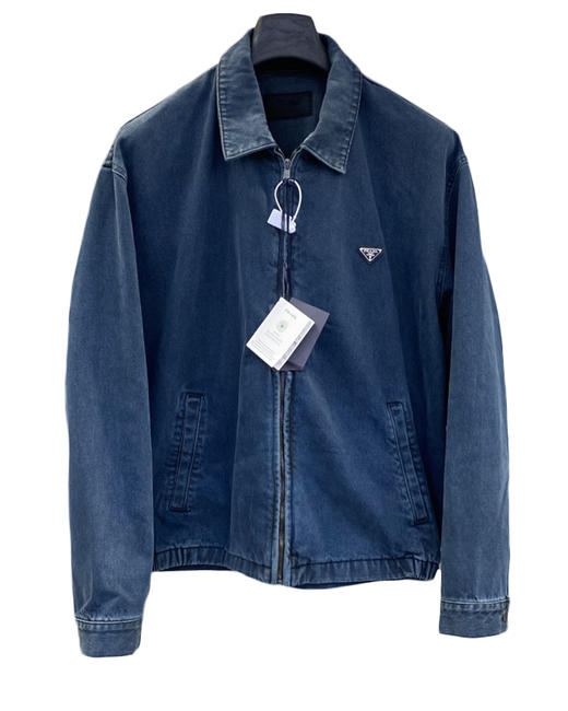 男款金属标宽松牛仔外套la020 商品图0