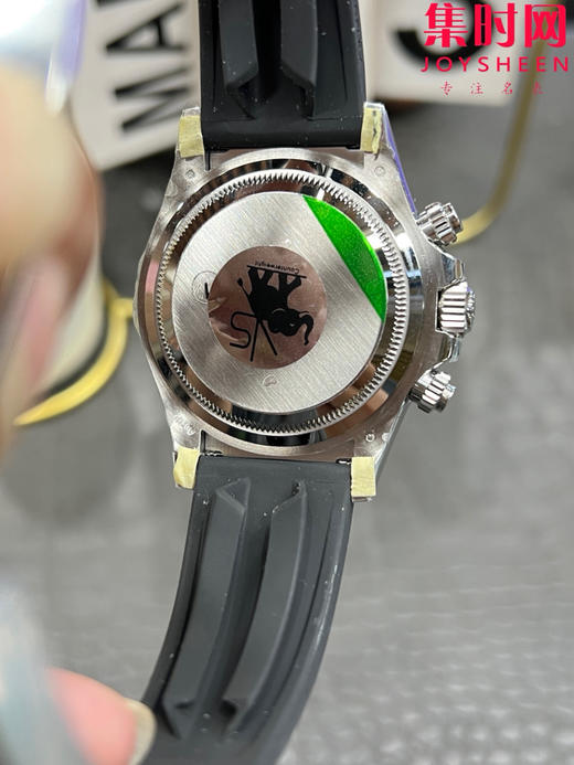 劳力士宇宙计型m126505 VS迪通拿4131配重版 VS迪通拿配重版 黑盘钻面胶带 新款包边迪通拿 丹东4131一体机 男士腕表 表径40mm 商品图6