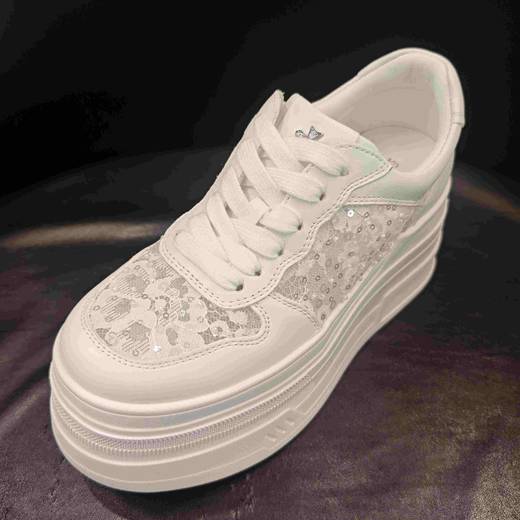 LFGJ l凌介 17952 时尚厚底纱网板鞋 商品图0