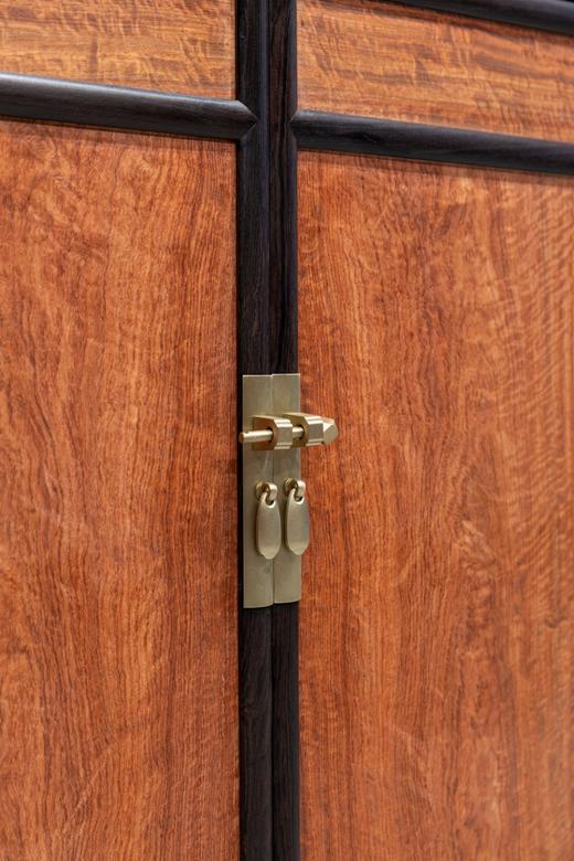 红桥红  家具严选  缅甸花梨（大果紫檀）/紫光檀【122 宋式亮格柜】 商品图5