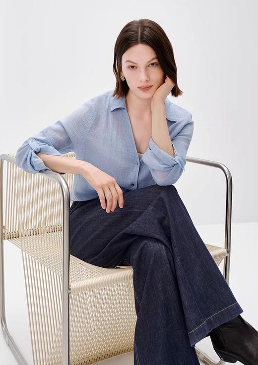 麦M同款【天然麻系列】夏季清爽出游 亚麻呼吸感开衫 商品图3