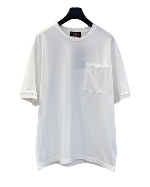 中性款刺绣口袋短袖T恤ba012 商品图0