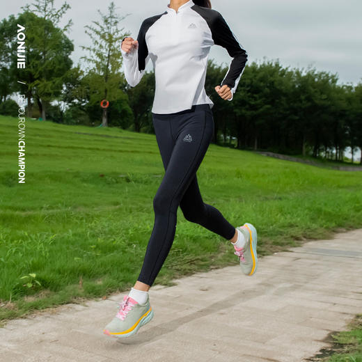 奥尼捷压缩裤女专业跑步健身长春秋户外马拉松瑜伽训练运动紧身裤FW5150 商品图3