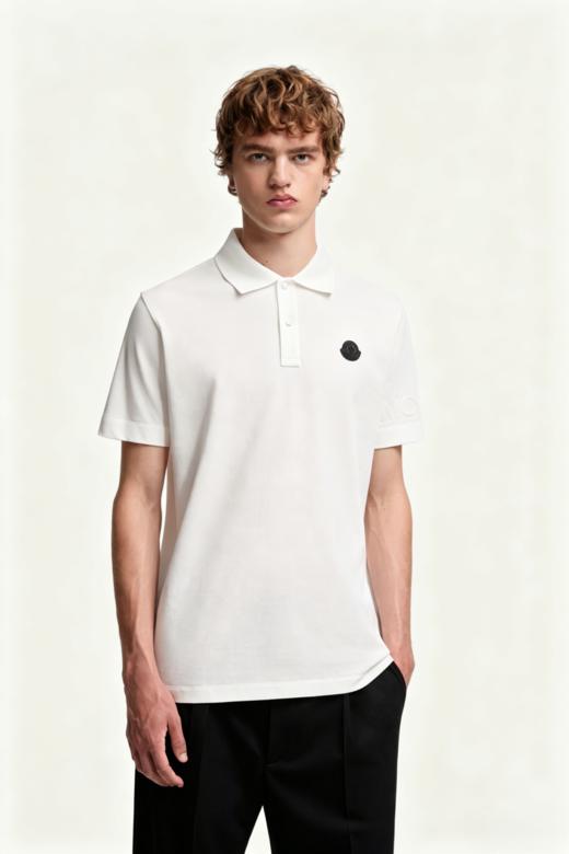 M.K 全棉珠地网棉 极简高级感｜经典黑白Polo衫 TX629 商品图2