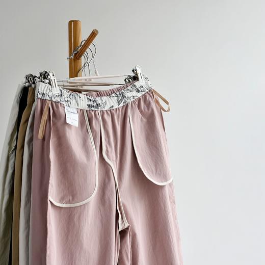 九分冰面裤 薄款九分哈伦烟管裤钛晶棉抗皱休闲裤 商品图3