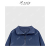 04-2潘依绣丁丁宠粉小众设计松弛感撞色织带两面穿宽松显瘦立领外套Q34419 商品缩略图2