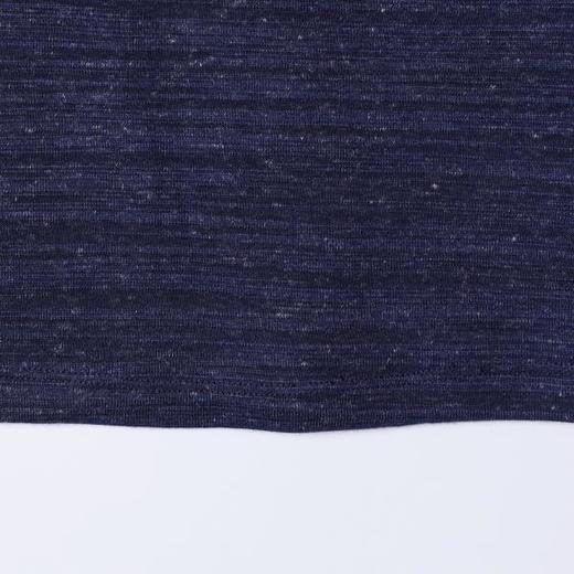 SDSA男装2026新款轻奢新中式盘扣 V 领长袖T恤宽松竹节纹休闲上衣 商品图3