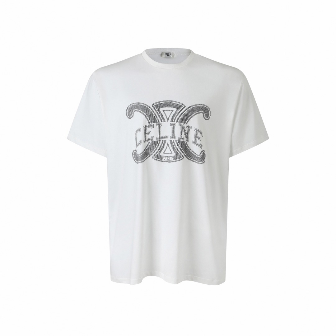 中性款印花纯棉短袖T恤ba008