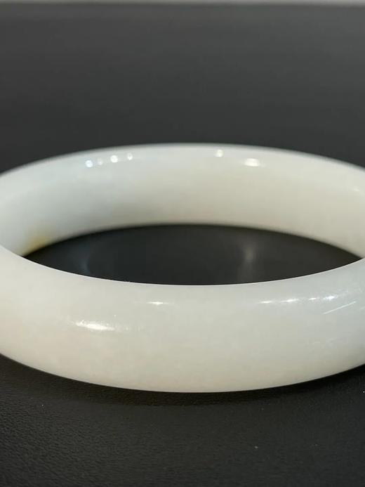 金沁白玉半圆粗条手镯，顺丰包邮 商品图7