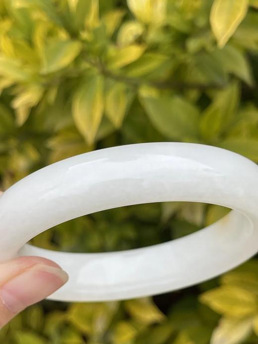 金沁白玉半圆粗条手镯，顺丰包邮 商品图11