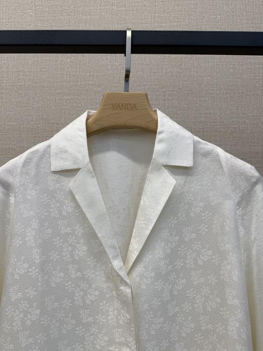 桑蚕丝西服领开衫 商品图2