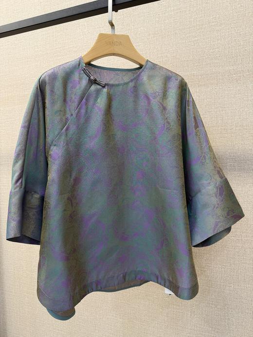 浮光锦立体剪裁上衣 商品图9