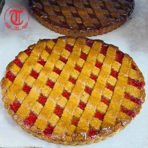 聚会甜点选？欧式苹果派/覆盆子派/樱桃磅蛋糕/香蕉核桃/香橙蛋糕 · 26cm整个传统欧式苹果派 约12-18人分享 商品图3