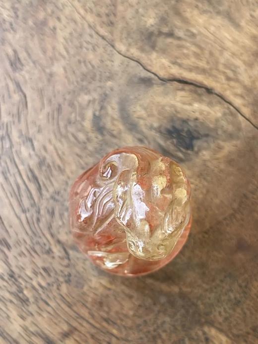 水晶雕瑞狮钮圆形印章，顺丰包邮 商品图12